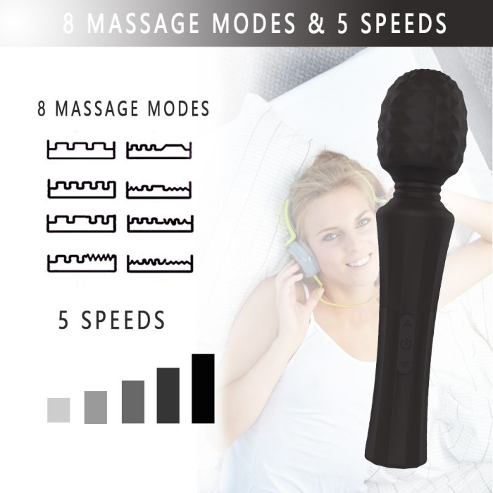 AuraWave Touch - 8-Mode Smart Massage Wand - Image 5