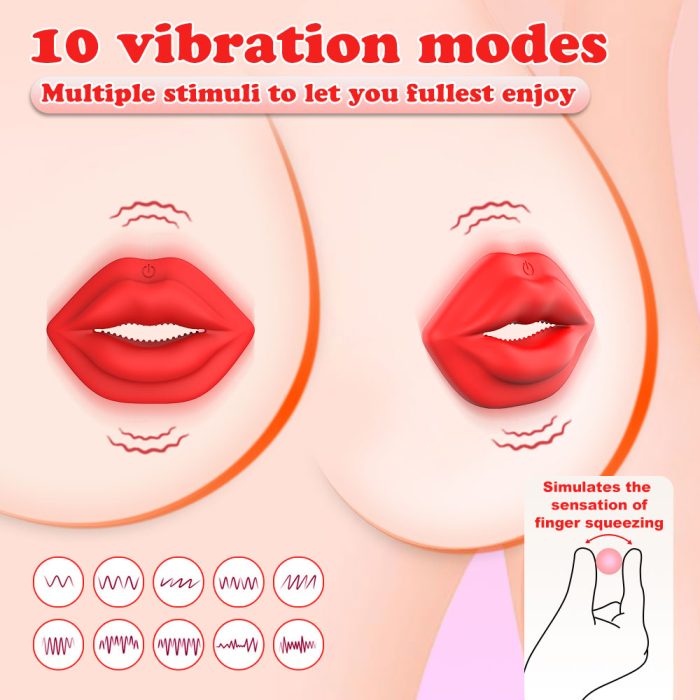 Crimson Clasp — Smart Vibration Nipple Massager - Image 3
